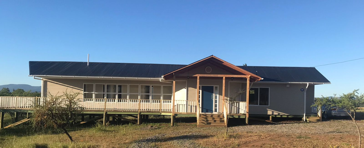 Fachada de la casona regularizada